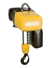 Electric chain hoist for goods handling for lifting loads up to 6300 kg