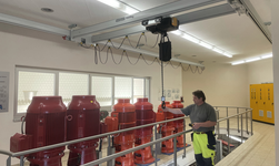 Crane system GISKB with radio control