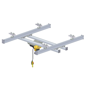 Lightweight crane system for large spans and high loads