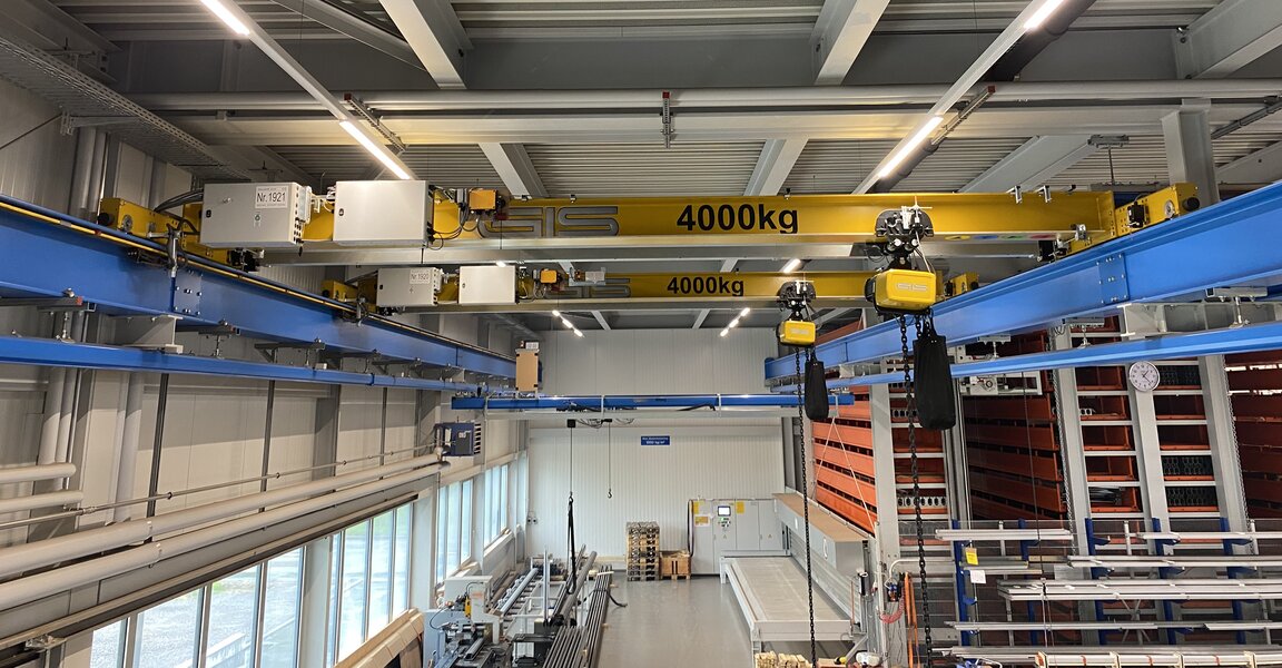 Crane systems take care of internal goods logistics